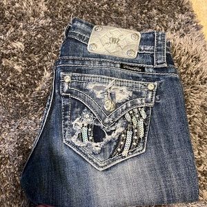 Miss me jeans size 24 mid rise skinny